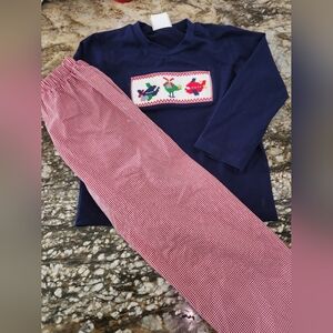 Navy and Red Kids Set